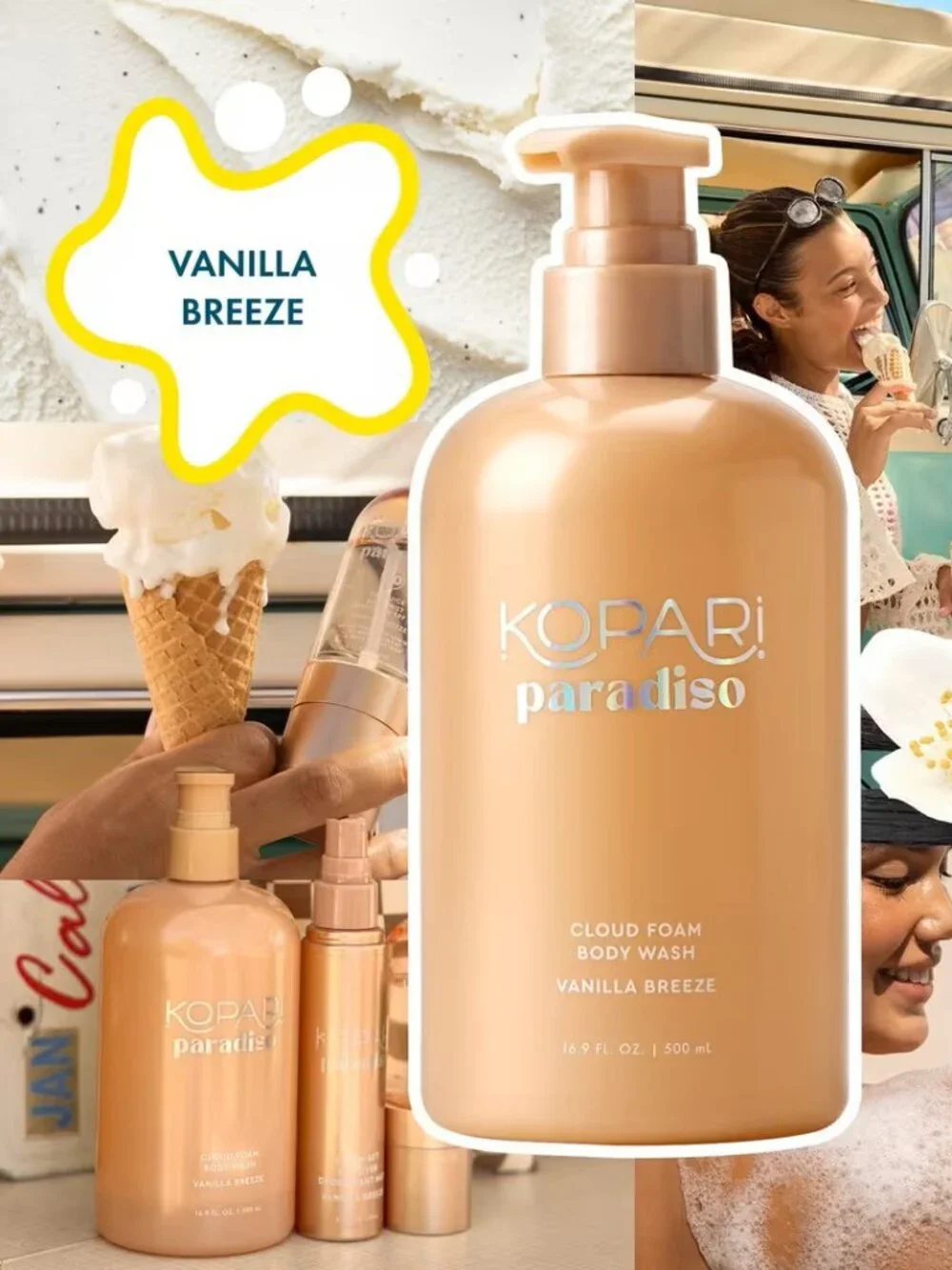 Kopari Paradiso Cloud Foam Body Wash in Vanilla Breeze 16.9 oz